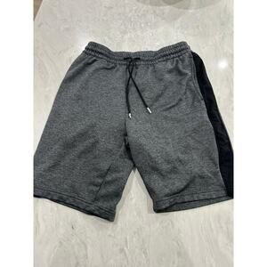 Foundry Mens XL Tall Grey and Black Polyester Shorts